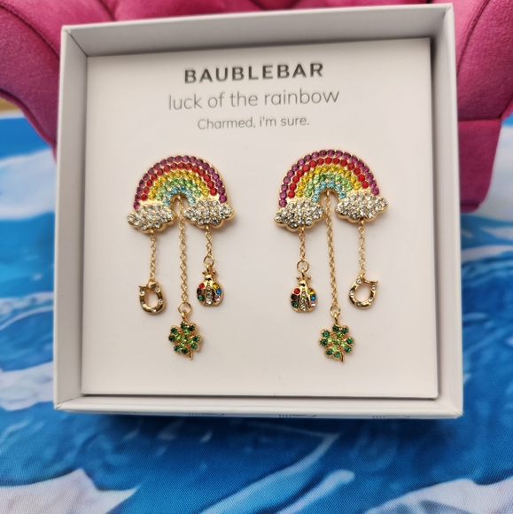 BaubleBar Jewelry - Baublebar Luck Of The Rainbow 🌈 Earrings NWT